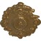 Ekena Millwork Strasbourg Ceiling Medallion, Hand-Painted Pale Gold, 30 1/2"W x 20"H x 1 1/2"P CM30SGPAS - alternate 3